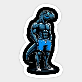 I'm Going To The Gym bodybuillding Gift, Motivation, Workout Gift,Dinosaure Sticker